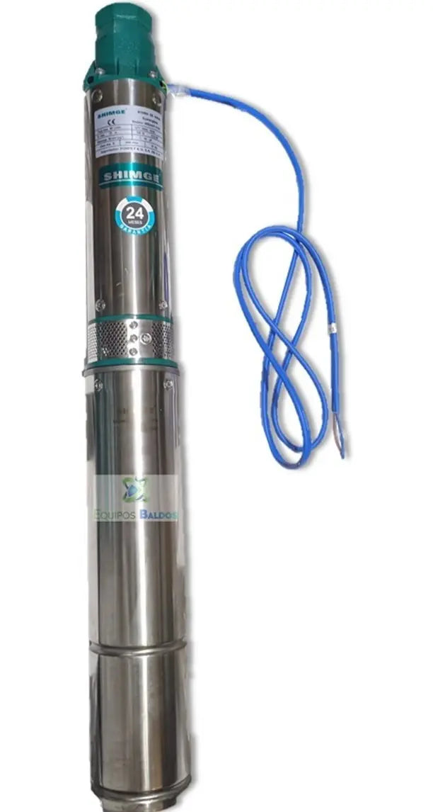 Bomba Sumergible Pozo Shimge 4SEM 1HP 11/2" 1X127V 2HILOS